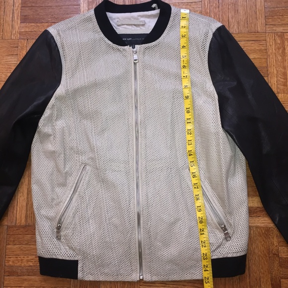 Andrew Marc NY  Eyelet  Leather Jacket - Picture 4 of 8